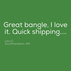 Large Simple Cross Fancy Bangle-4