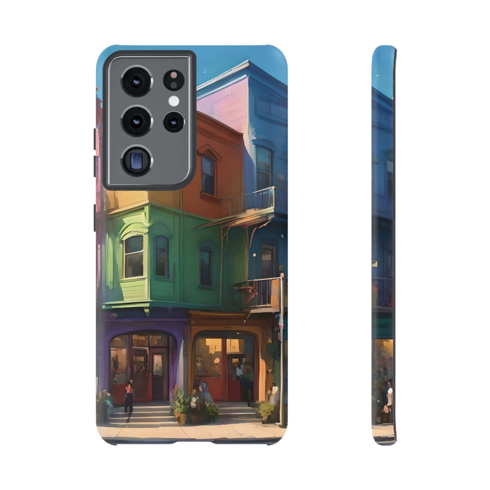 Colorful Phone Case with Artistic Cityscape Design, Tough Phone Cover, Unique Gift for Art Lovers, Vibrant Mobile Accessory, Perfect [...]