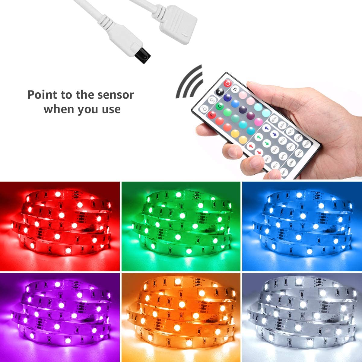 Flexible Color Changing LED Strip Lights