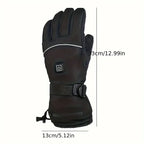 Winter Electric Battery Heating Gloves - Touch Screen Motor Gloves-4