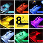 LED Car Interior Atmosphere Lights
