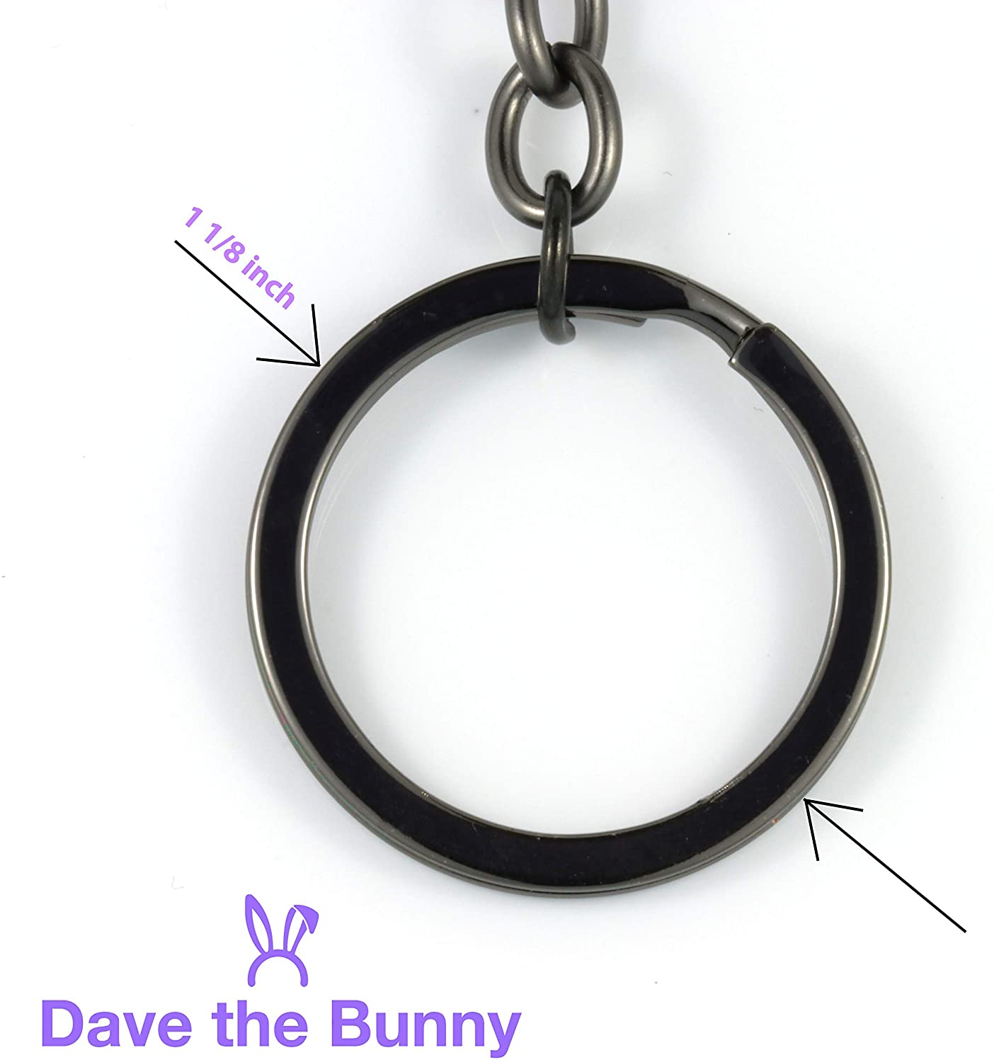 Emerald Park Jewelry Life Saver Life Ring Charm Keychain, Silver, Medium-1