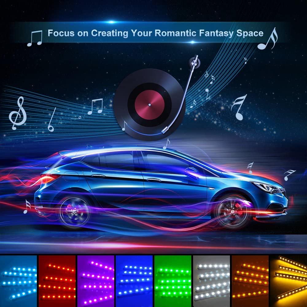 LED Car Interior Atmosphere Lights