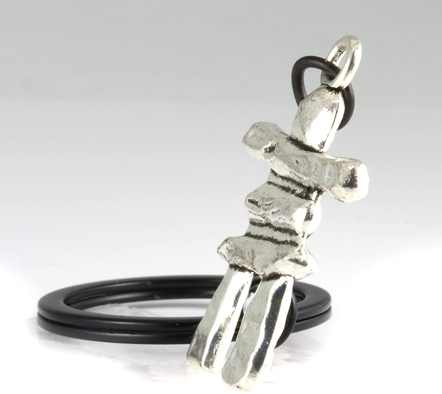 Inuksuk Inukshuk Large Charm Keychain-2