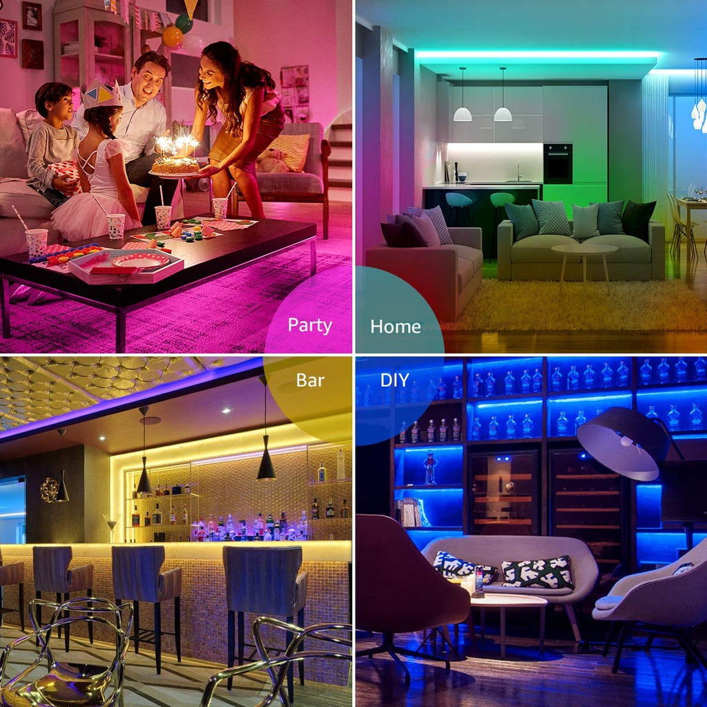 Flexible Color Changing LED Strip Lights
