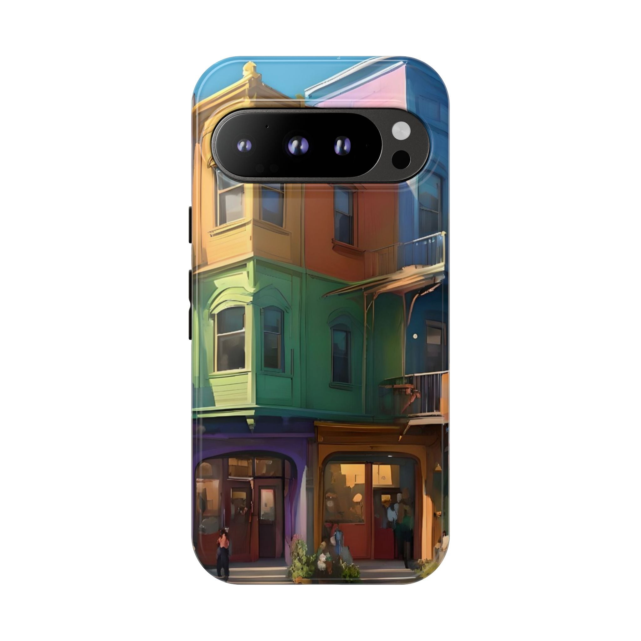 Colorful Phone Case with Artistic Cityscape Design, Tough Phone Cover, Unique Gift for Art Lovers, Vibrant Mobile Accessory, Perfect [...]