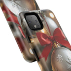 Coque de téléphone de Noël avec motif de décorations saisonnières