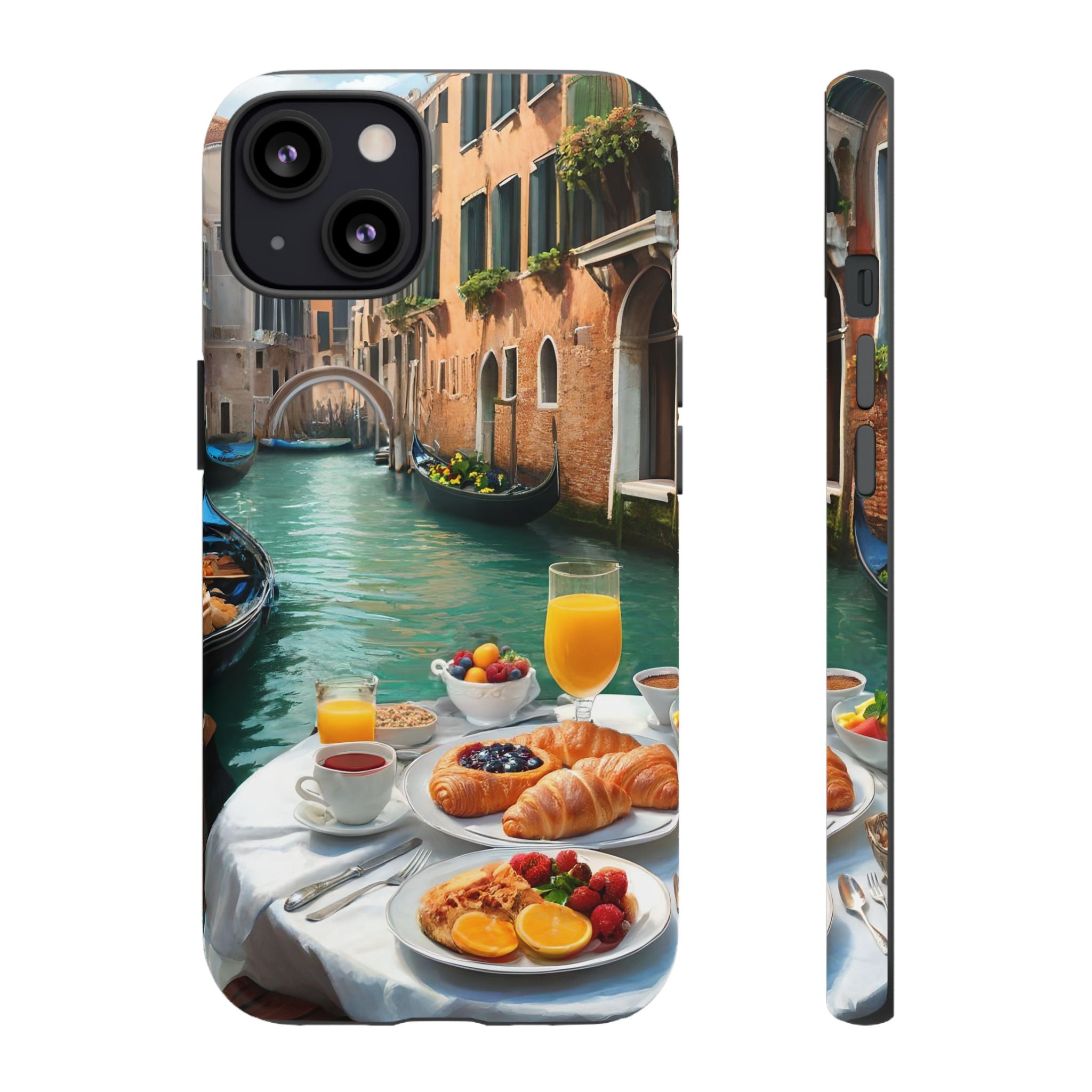Breakfast in Venice Scene,  Phone Case