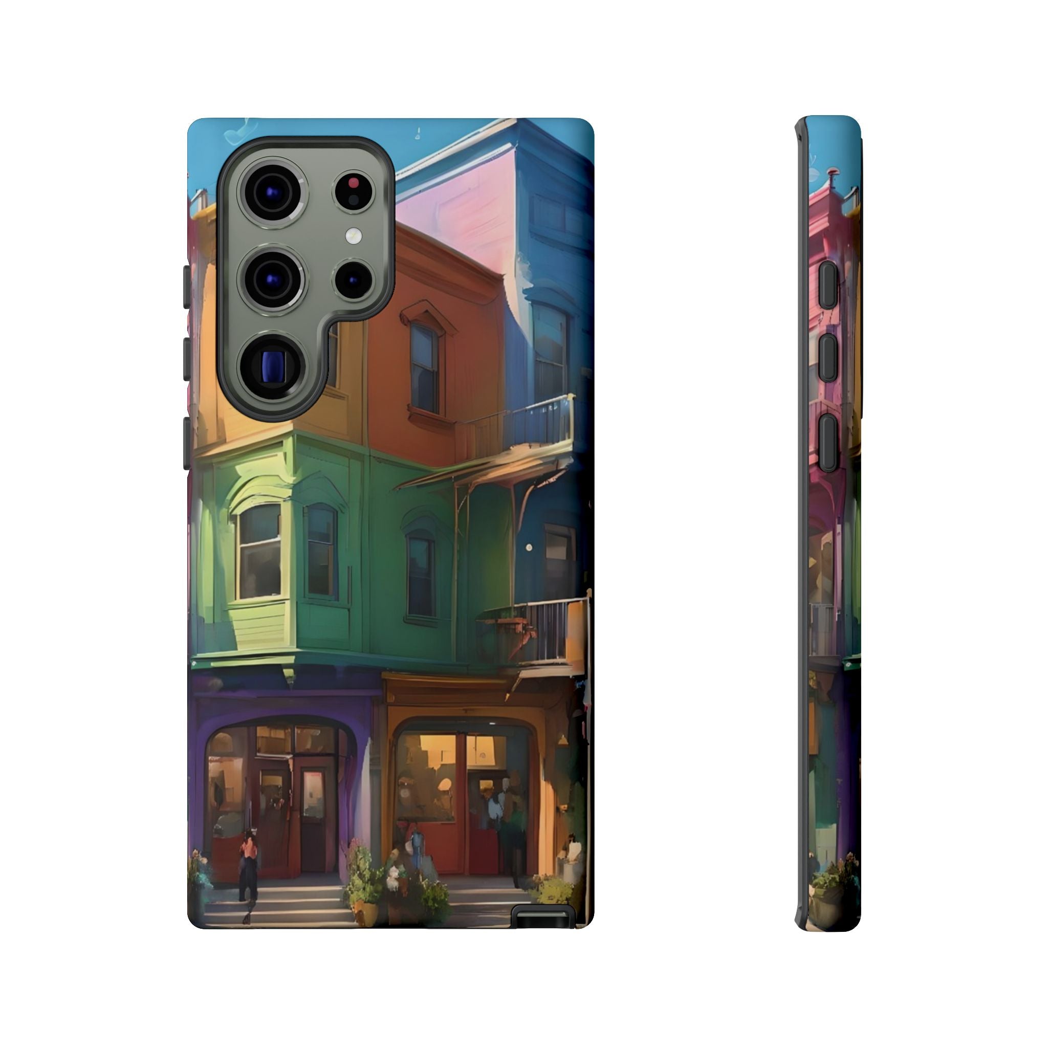 Colorful Phone Case with Artistic Cityscape Design, Tough Phone Cover, Unique Gift for Art Lovers, Vibrant Mobile Accessory, Perfect [...]