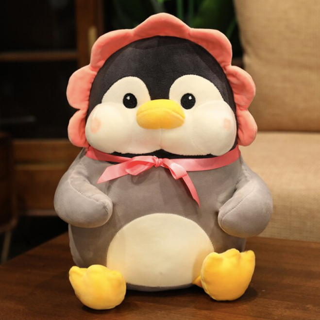 Peluche Bébé Pingouin Habille