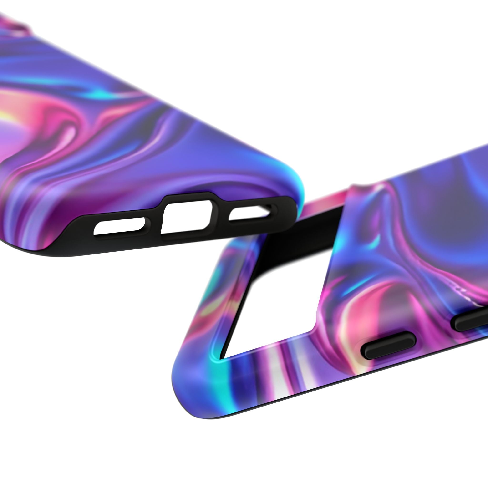 Vibrant Phone Case with Colorful Wave Design, Tough Phone Cover, Stylish Smartphone Case, Unique Gift for Her, Phone Accessories
