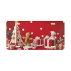 Christmas Gingerbread and Gifts, Holiday Car License Plate
