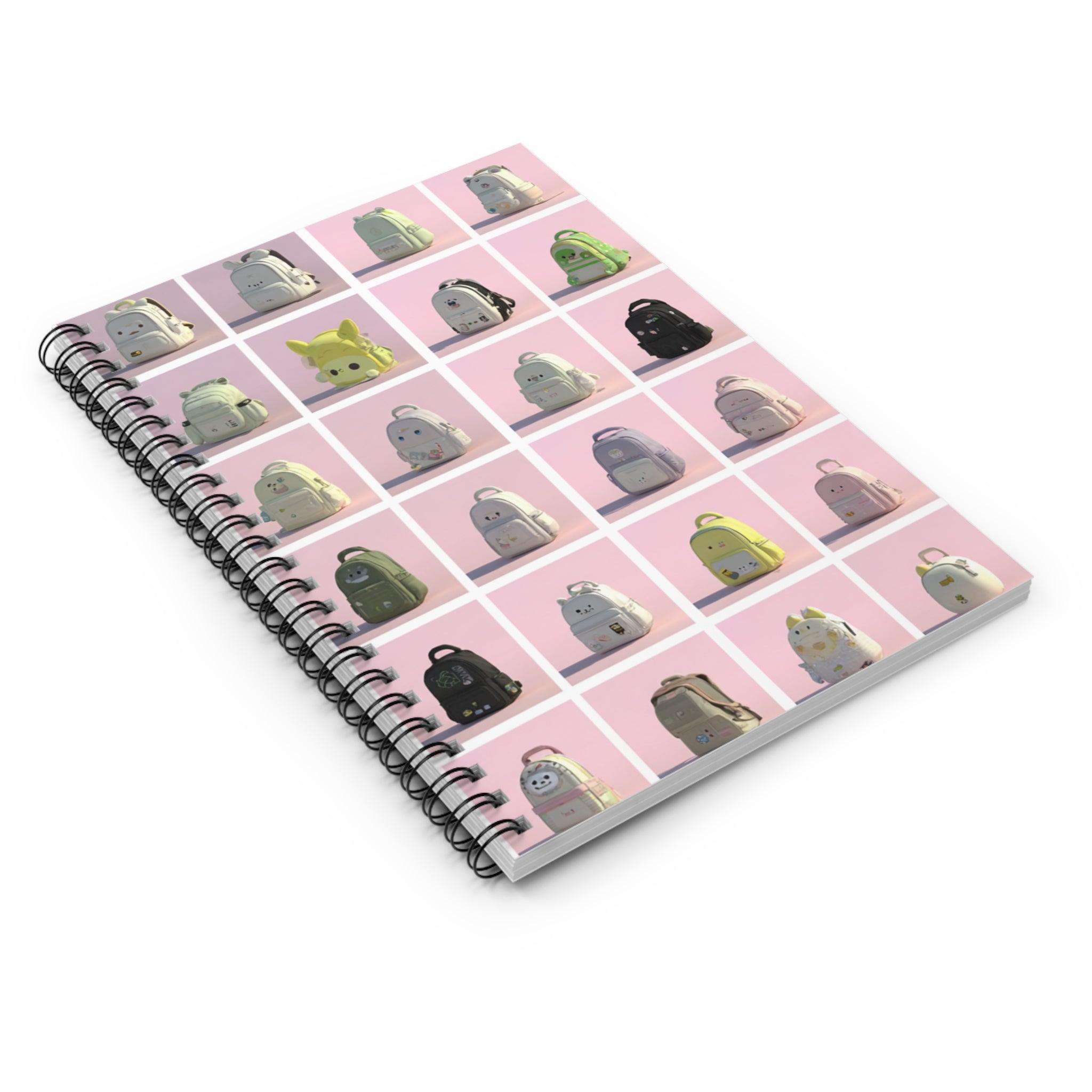 Cute Backpack Spiral Notebook - Ruled Line
