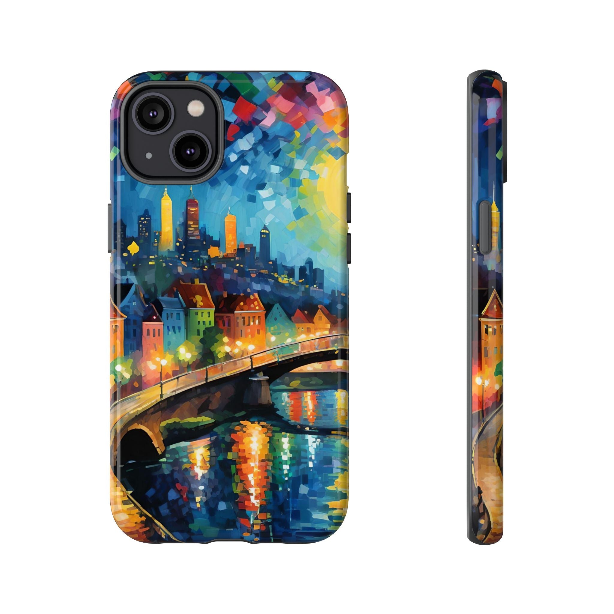 Colorful Phone Case for Tough Cases, Artistic Phone Cover, Unique Gift, Vibrant Design, Decorative Phone Accessories