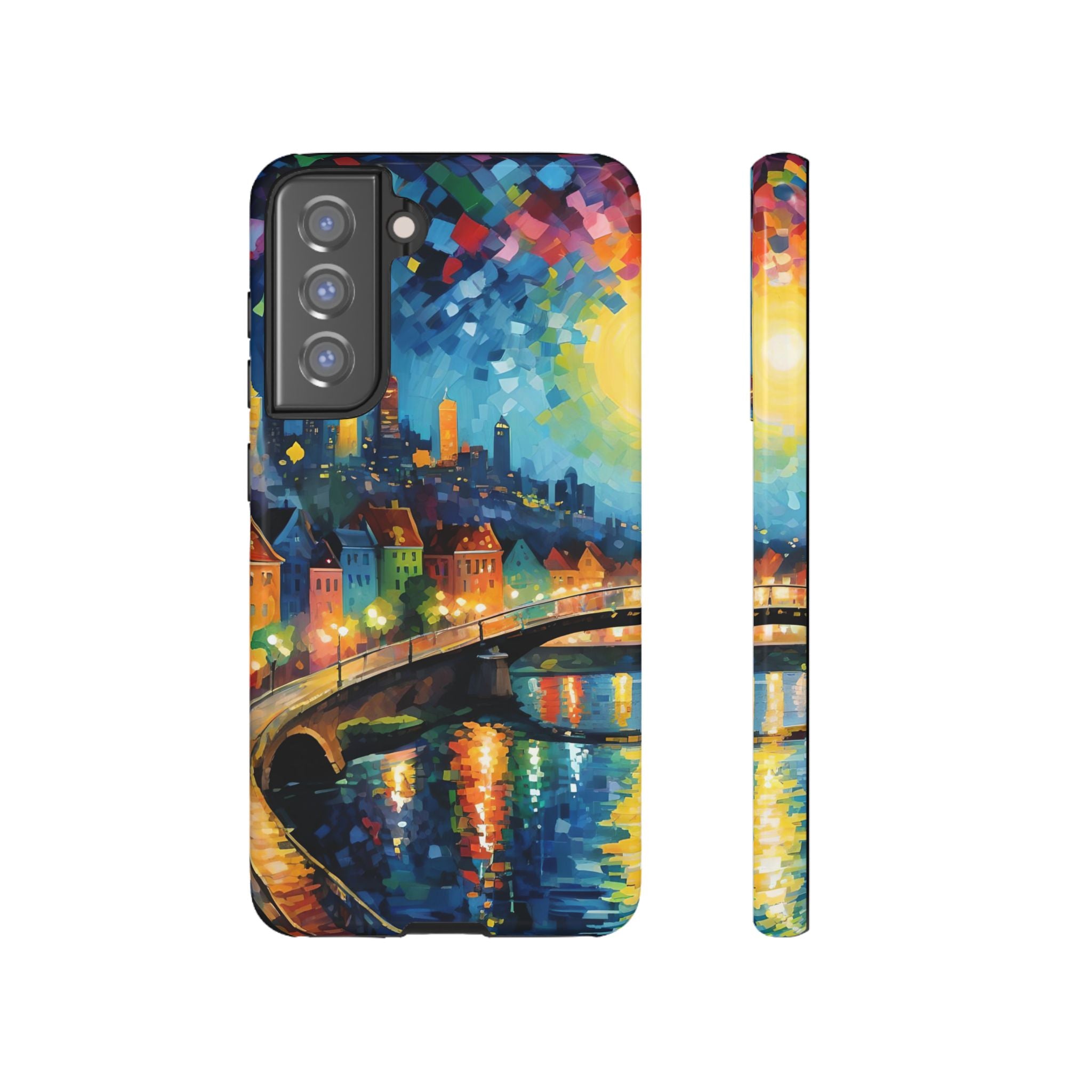 Colorful Phone Case for Tough Cases, Artistic Phone Cover, Unique Gift, Vibrant Design, Decorative Phone Accessories