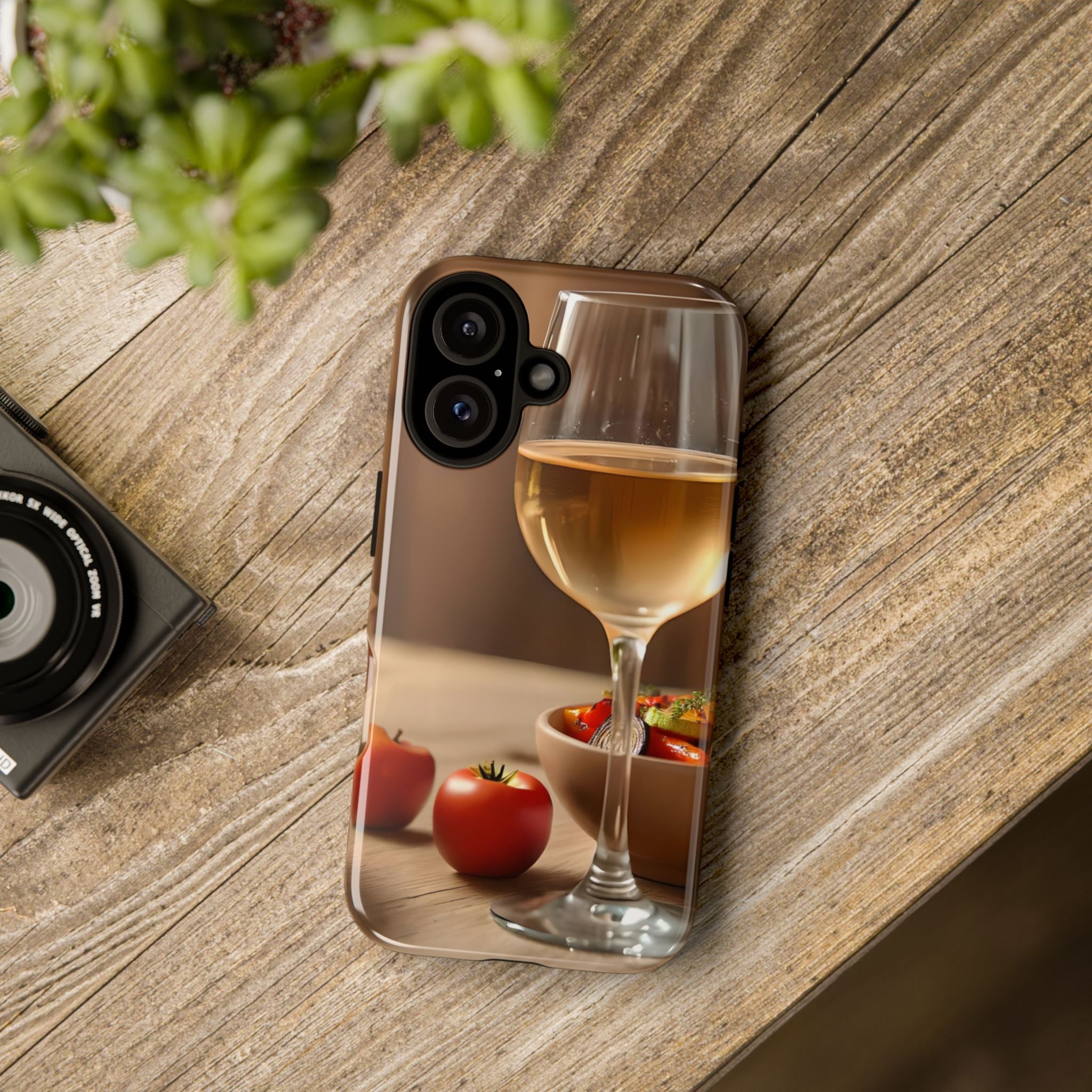 Elegant Wine Themed Phone Case