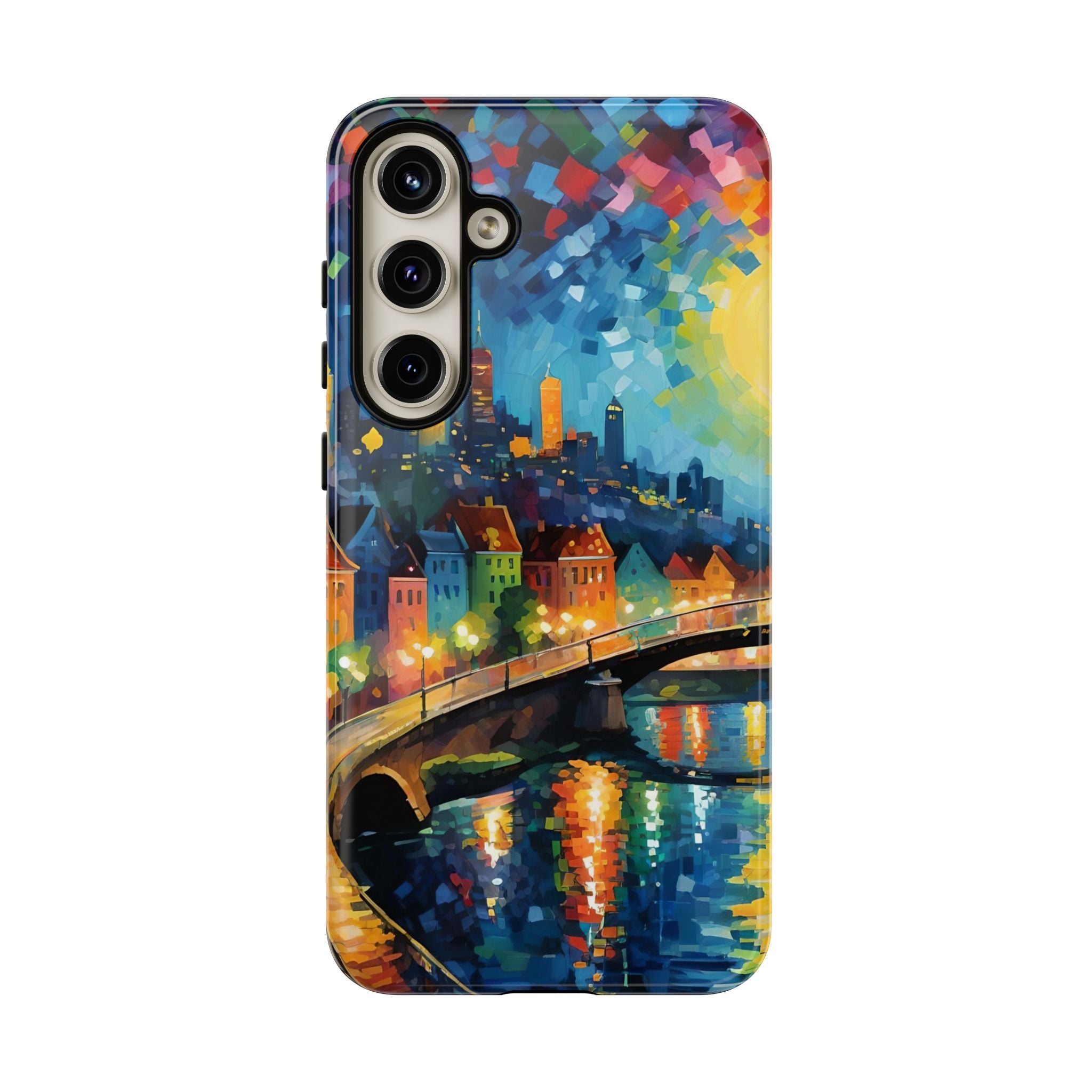 Colorful Phone Case for Tough Cases, Artistic Phone Cover, Unique Gift, Vibrant Design, Decorative Phone Accessories