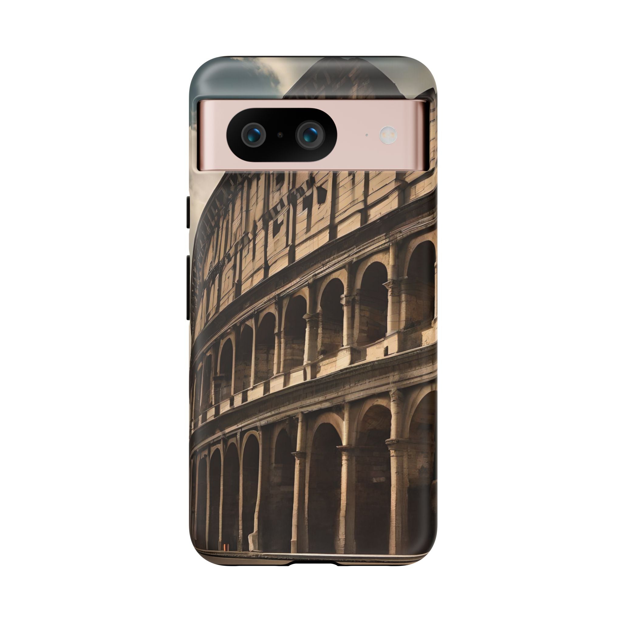Vintage Colosseum Phone Case, Tough Cases for Travel Lovers, Unique Gift for History Buffs, Protect Your Phone with Style, Vintage Design