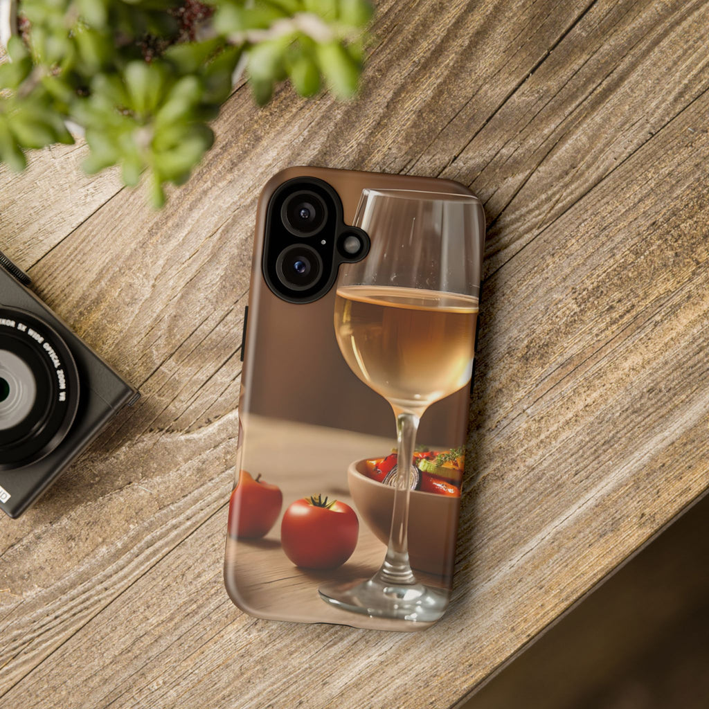Elegant Wine Themed Phone Case