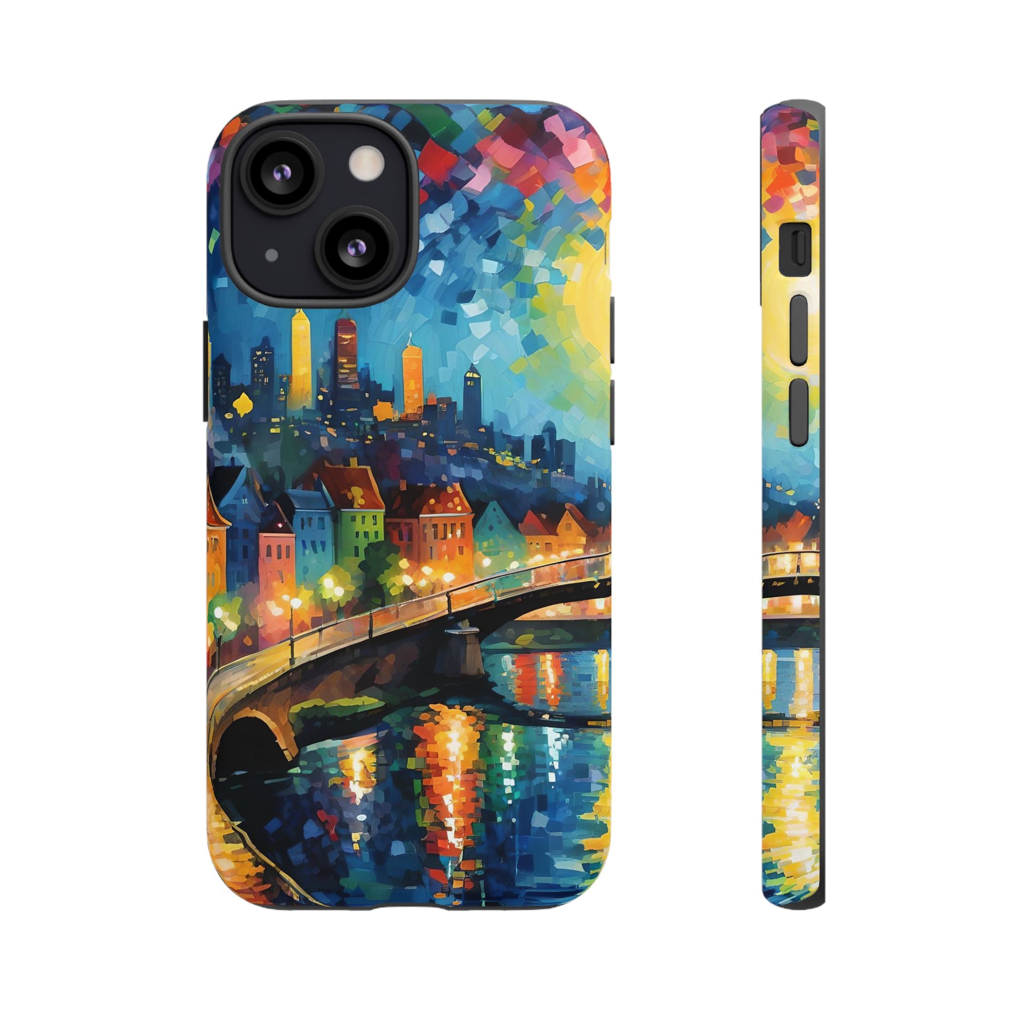 Colorful Phone Case for Tough Cases, Artistic Phone Cover, Unique Gift, Vibrant Design, Decorative Phone Accessories