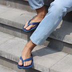 Navy Blue Flip-Flops + Drybag