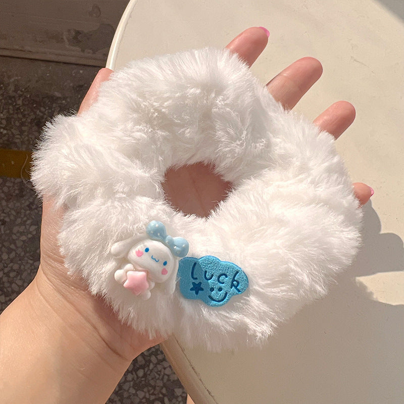 Cute Big-Eared Dog Plush Hair Tie