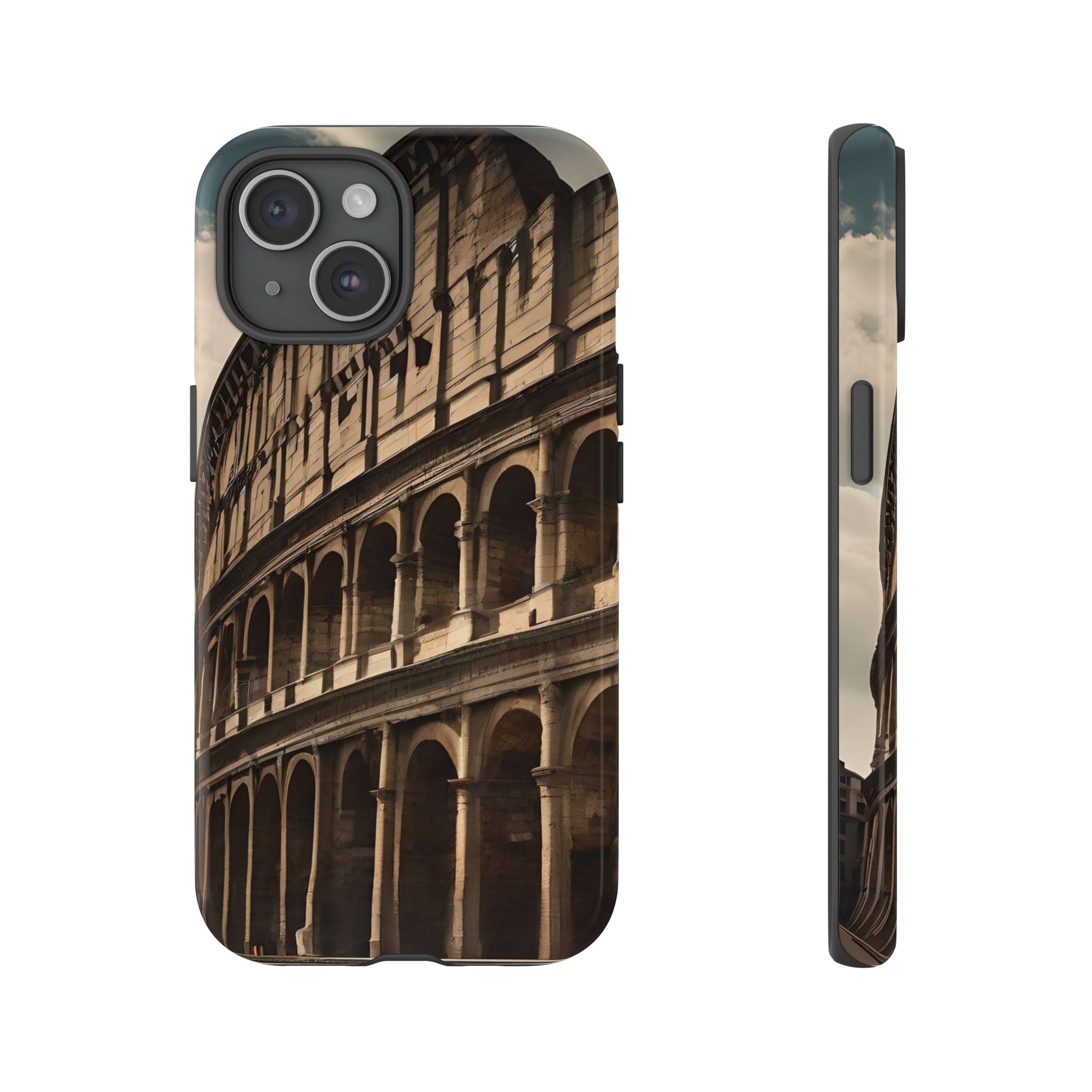 Vintage Colosseum Phone Case, Tough Cases for Travel Lovers, Unique Gift for History Buffs, Protect Your Phone with Style, Vintage Design