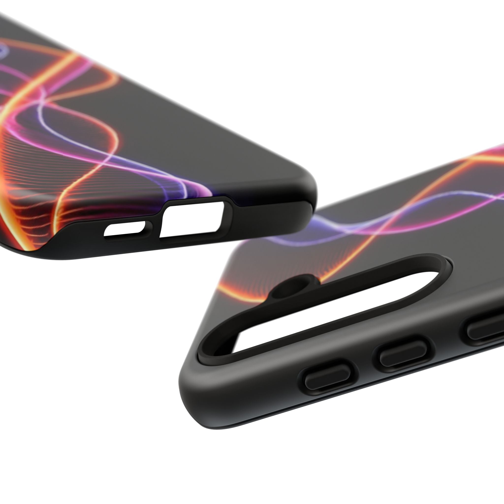 Vibrant Phone Case with Abstract Light Design, Artistic Phone Cover, Modern Tech Accessory, Gift for Tech Lovers, Personalized Phone Case