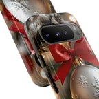 Coque de téléphone de Noël avec motif de décorations saisonnières