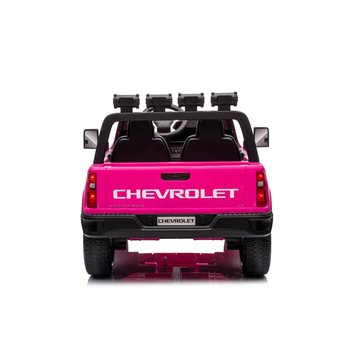 Camion électrique Chevrolet Silverado 4x4 2 places 24 V pour enfants