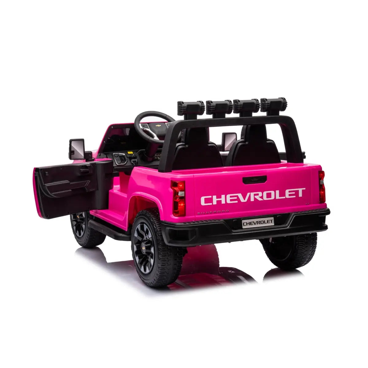 Camion électrique Chevrolet Silverado 4x4 2 places 24 V pour enfants