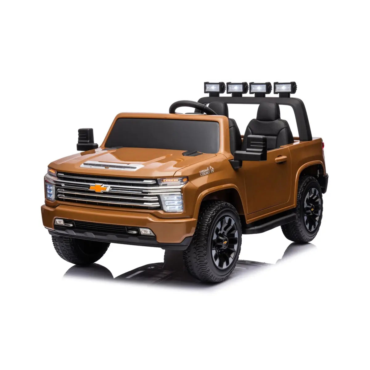 Camion électrique Chevrolet Silverado 4x4 2 places 24 V pour enfants