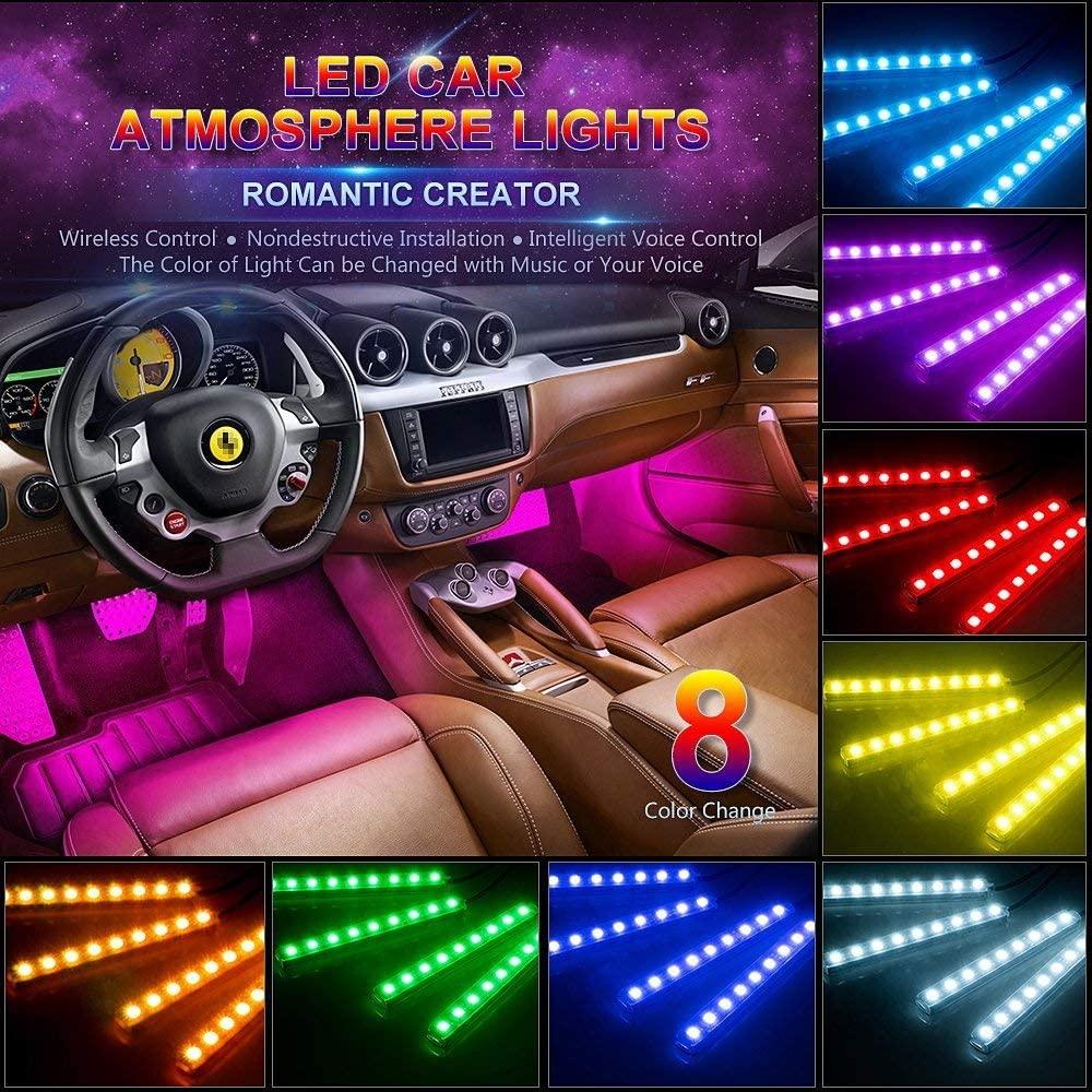 LED Car Interior Atmosphere Lights