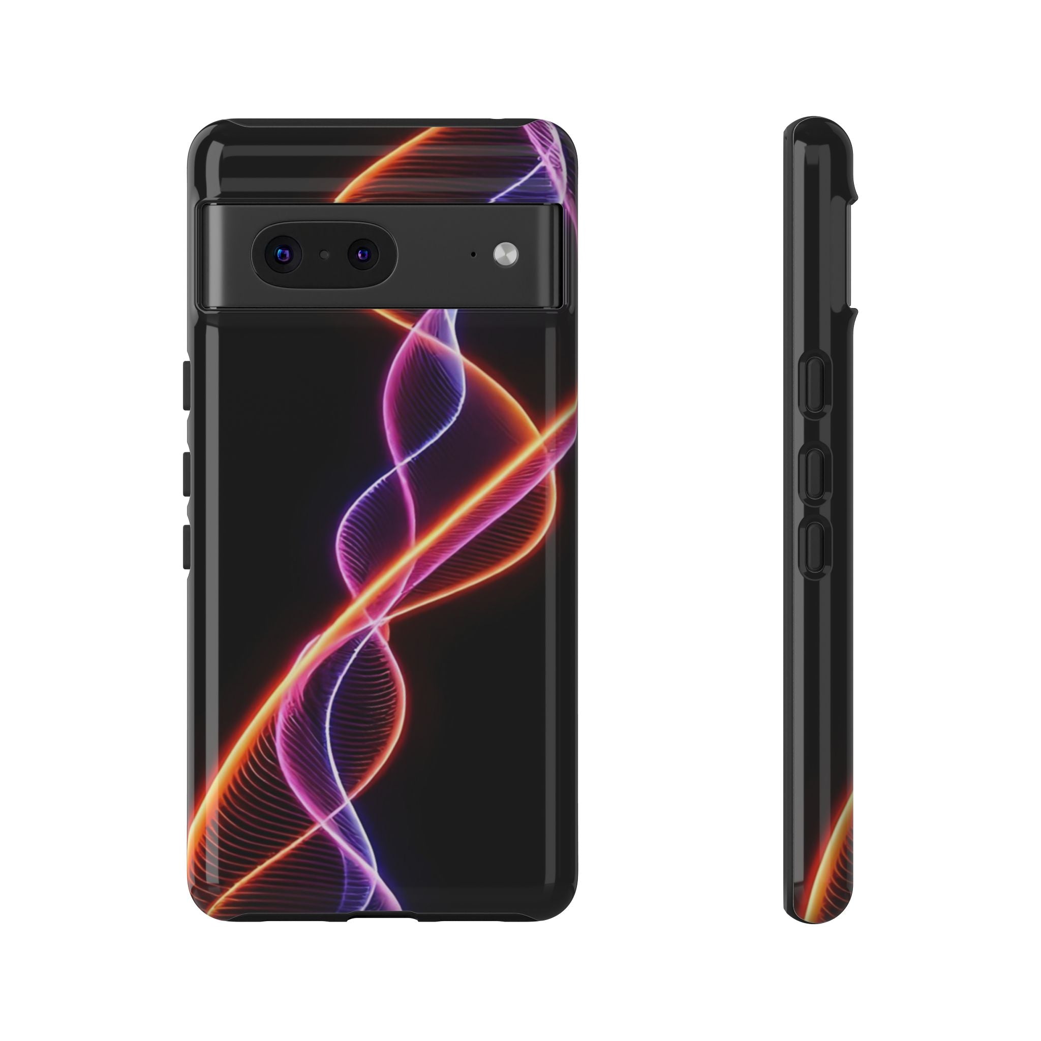Vibrant Phone Case with Abstract Light Design, Artistic Phone Cover, Modern Tech Accessory, Gift for Tech Lovers, Personalized Phone Case