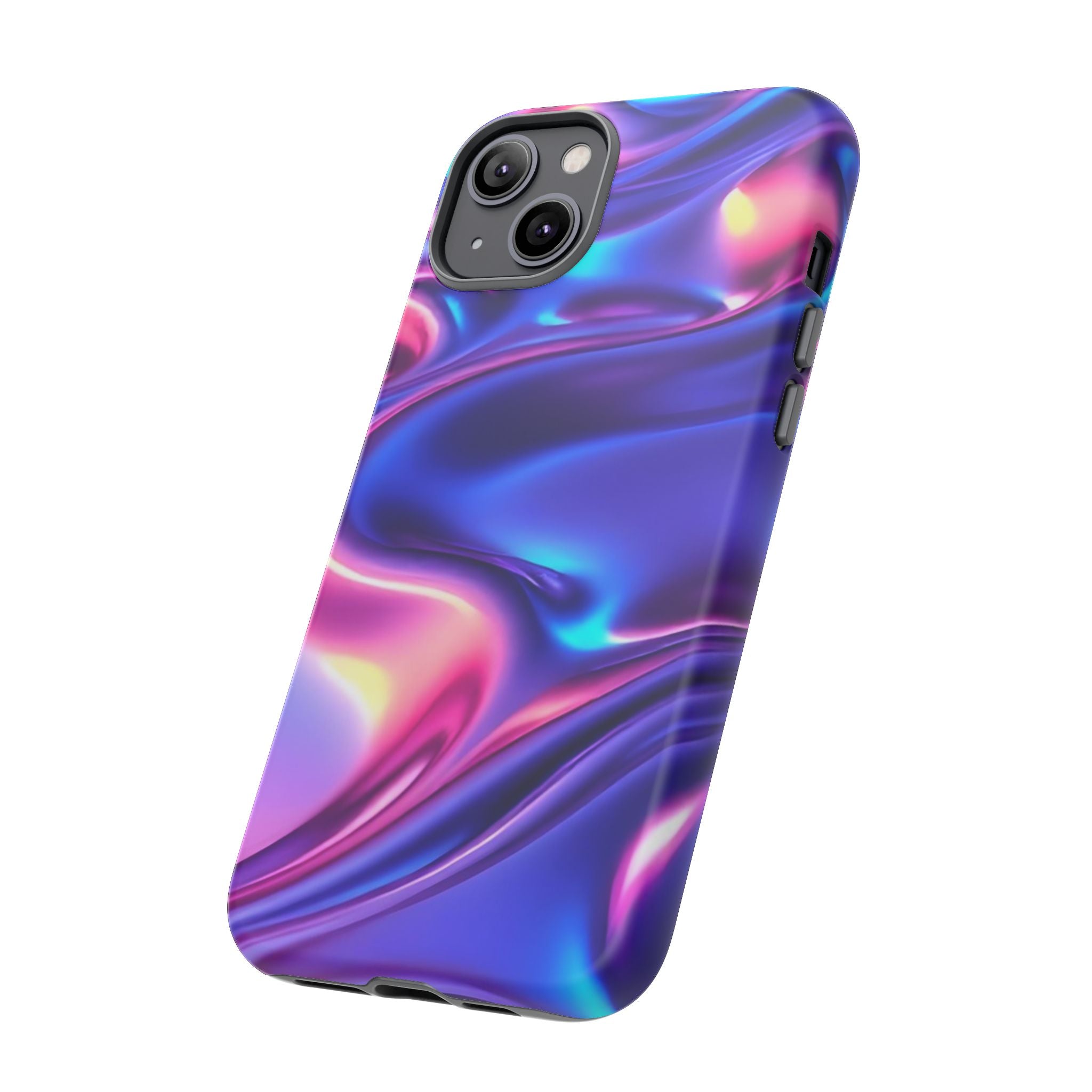 Vibrant Phone Case with Colorful Wave Design, Tough Phone Cover, Stylish Smartphone Case, Unique Gift for Her, Phone Accessories