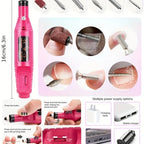 UV LED Nail Drill Kit Acrylic Nail Tips and drill Tools - Complete Manicure and Pedicure Set for Beginners-2