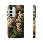 Étui de téléphone à imprimé bébé animal des bois