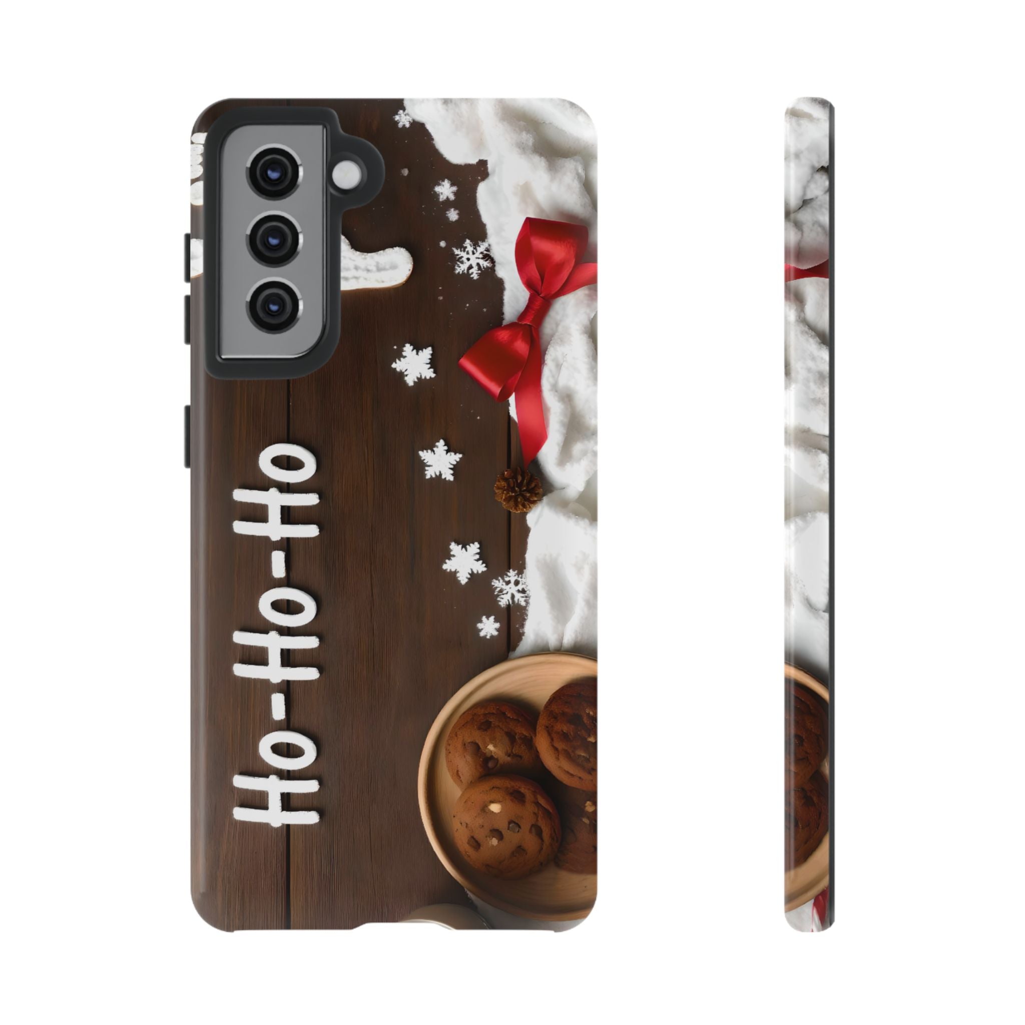 Christmas Cookie Phone Case, Holiday Cell Phone Cover, Cute Phone Accessory, Gift for Him or Her, Festive Tech Decor