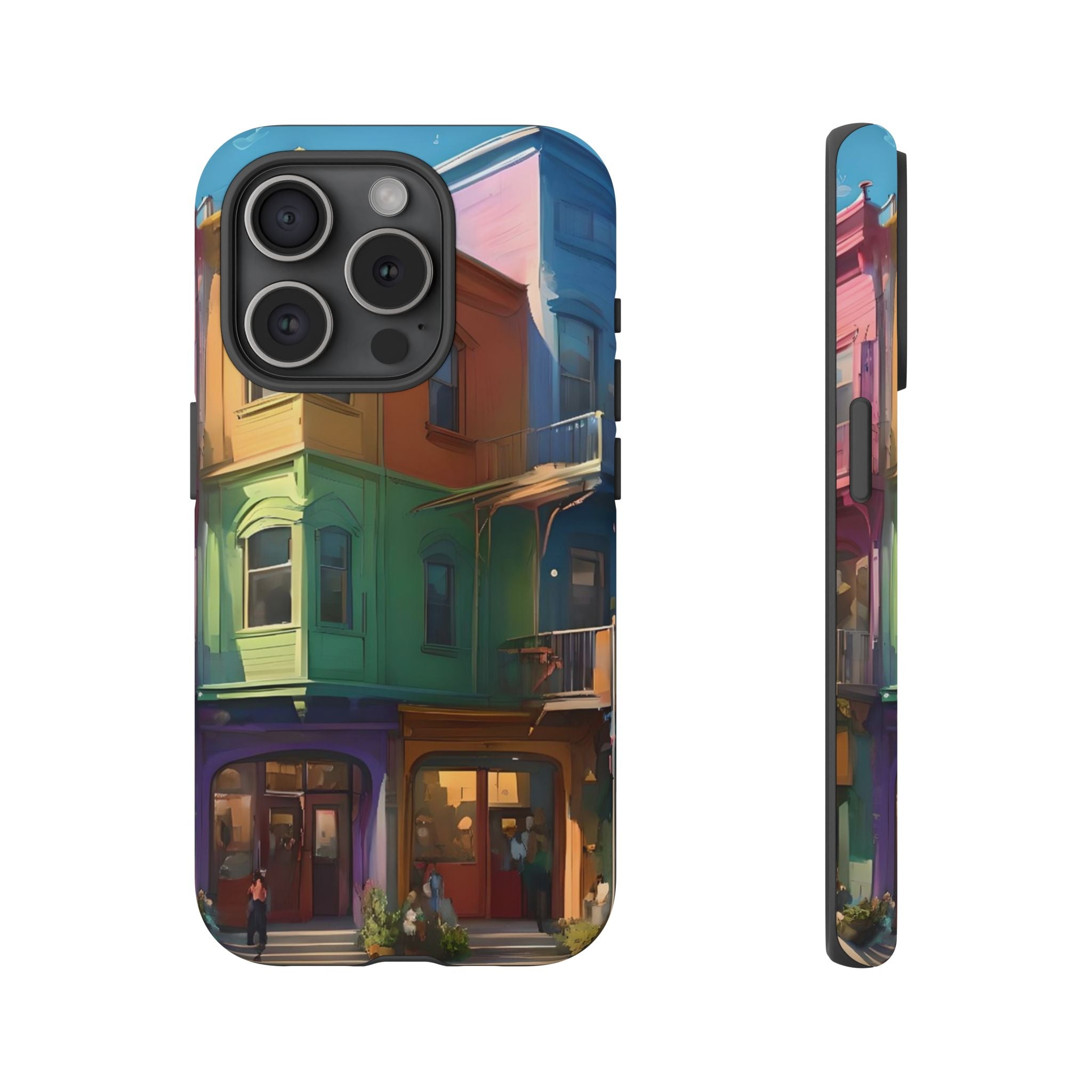 Colorful Phone Case with Artistic Cityscape Design, Tough Phone Cover, Unique Gift for Art Lovers, Vibrant Mobile Accessory, Perfect [...]