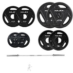 HAJEX Tri Grip Cast Iron Weight Plates