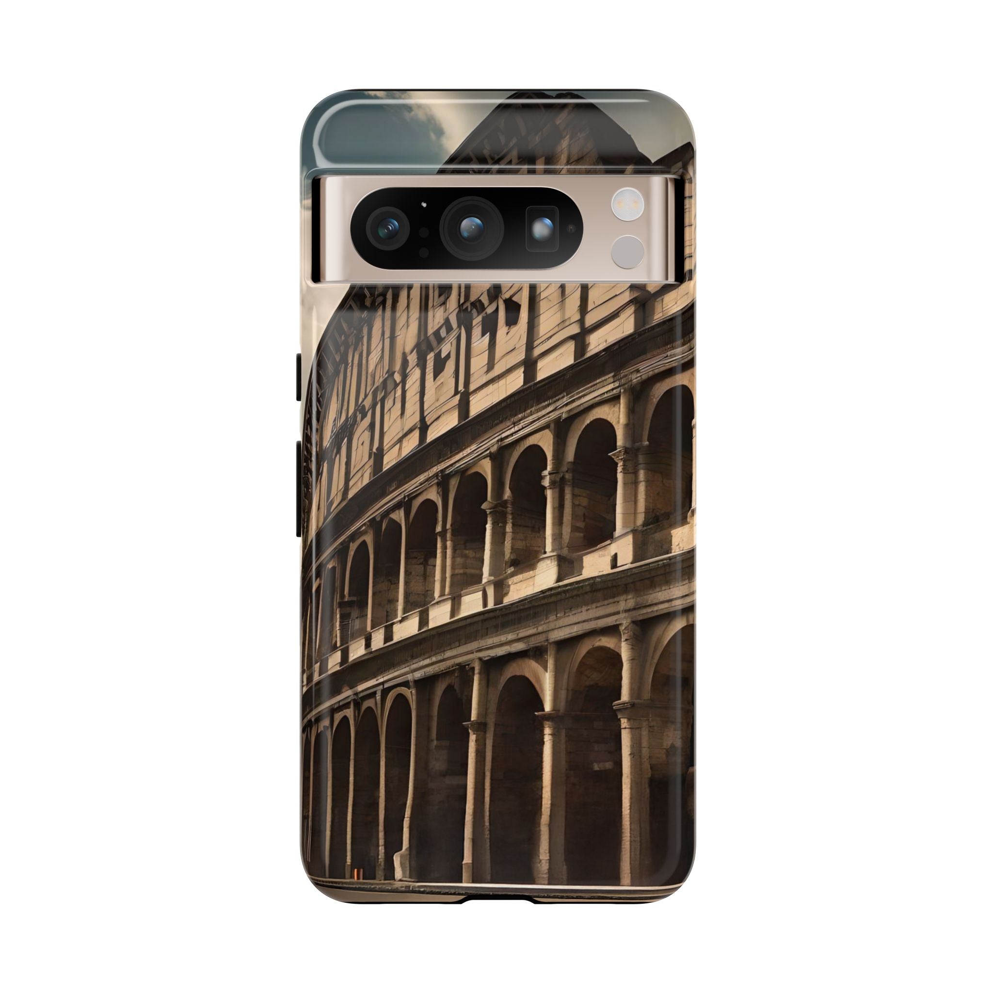Vintage Colosseum Phone Case, Tough Cases for Travel Lovers, Unique Gift for History Buffs, Protect Your Phone with Style, Vintage Design