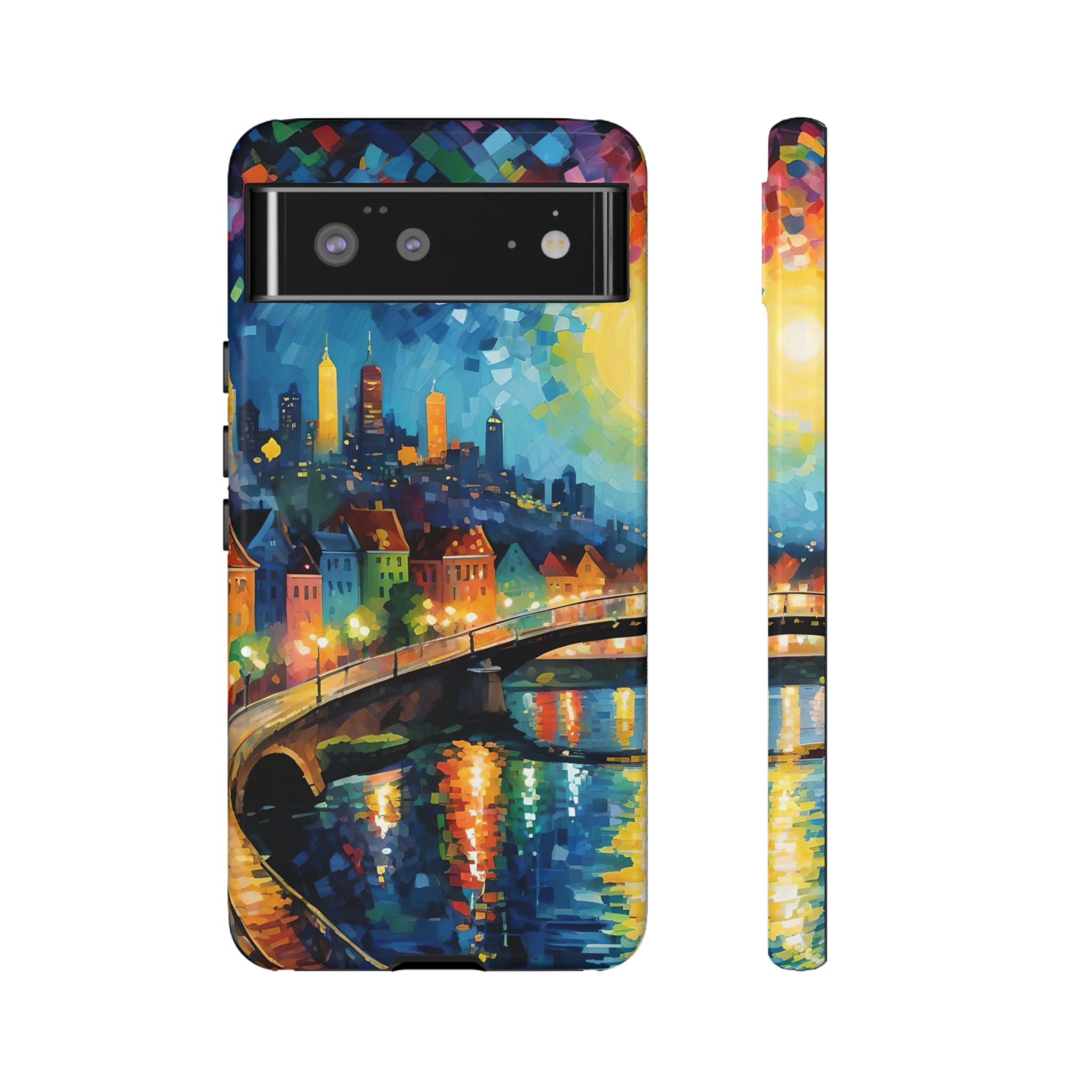 Colorful Phone Case for Tough Cases, Artistic Phone Cover, Unique Gift, Vibrant Design, Decorative Phone Accessories