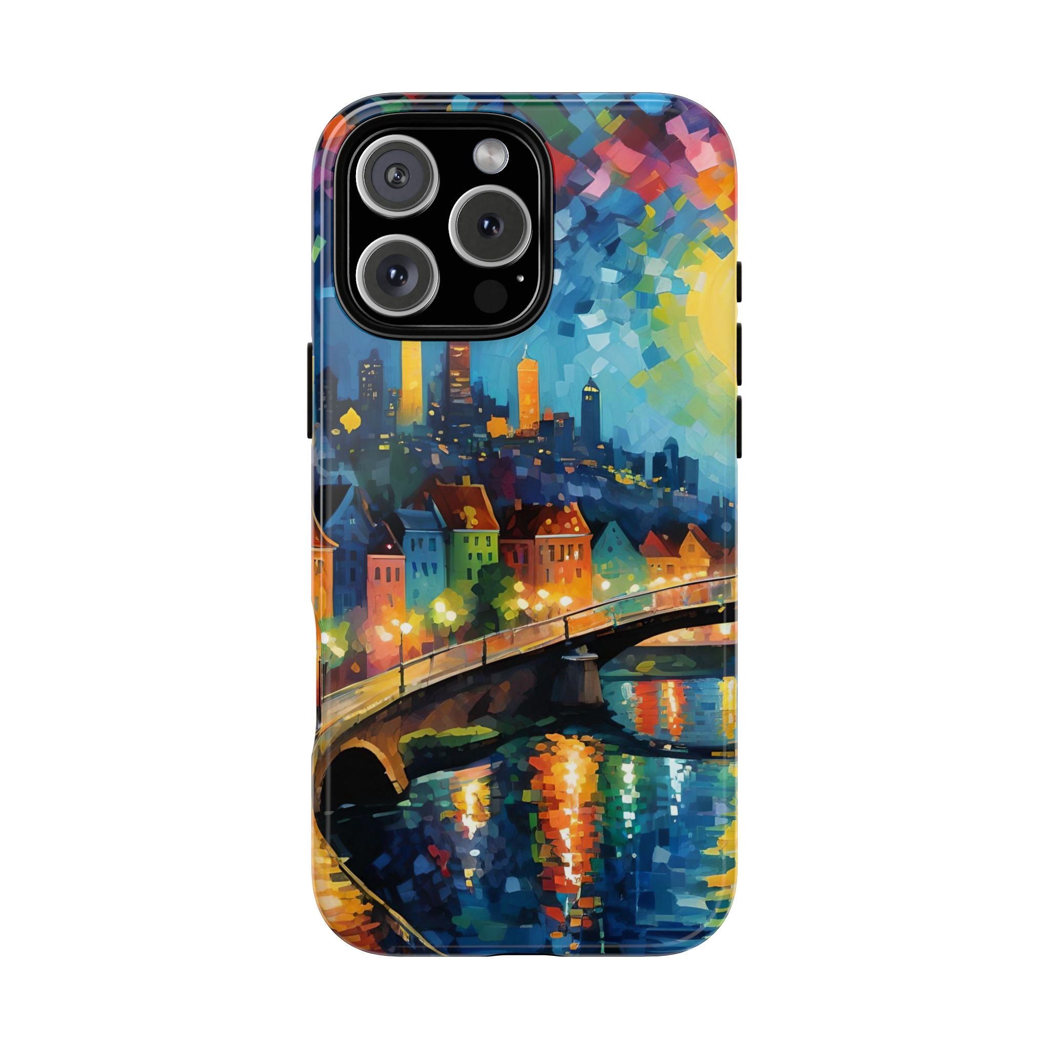 Colorful Phone Case for Tough Cases, Artistic Phone Cover, Unique Gift, Vibrant Design, Decorative Phone Accessories
