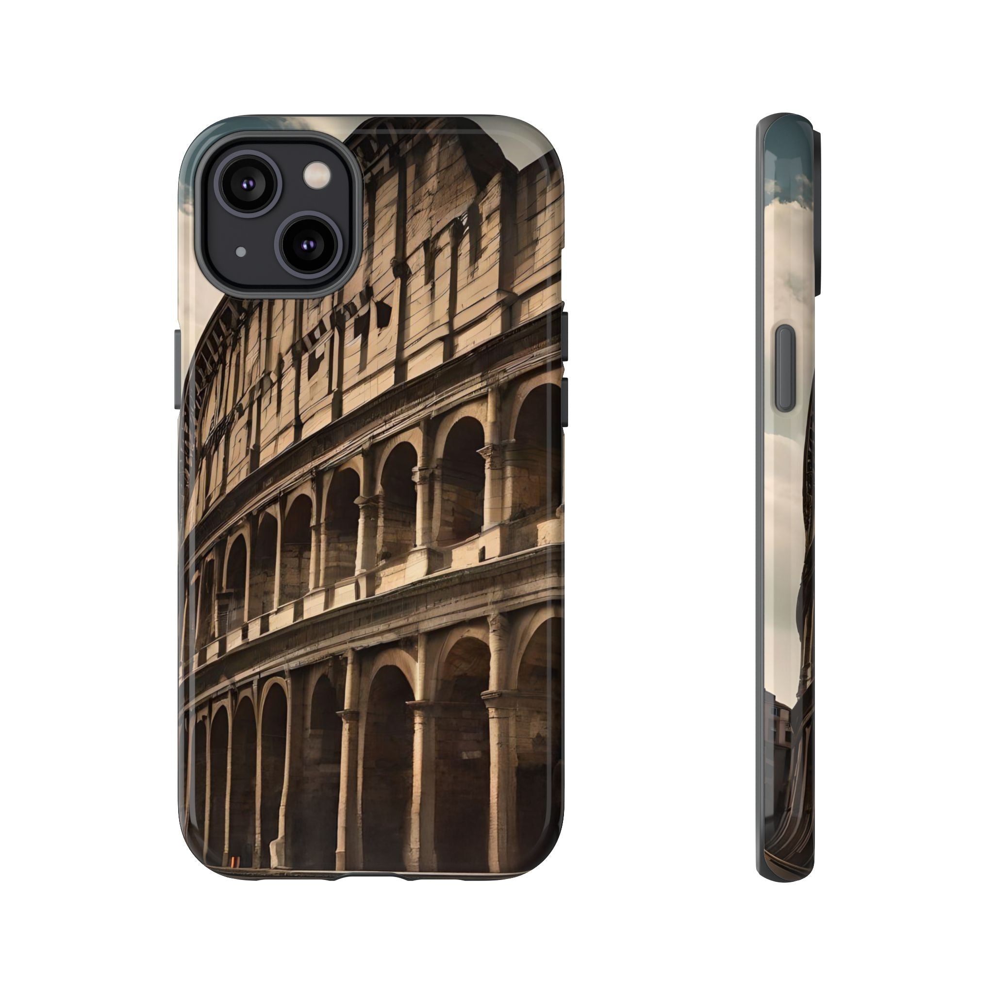 Vintage Colosseum Phone Case, Tough Cases for Travel Lovers, Unique Gift for History Buffs, Protect Your Phone with Style, Vintage Design