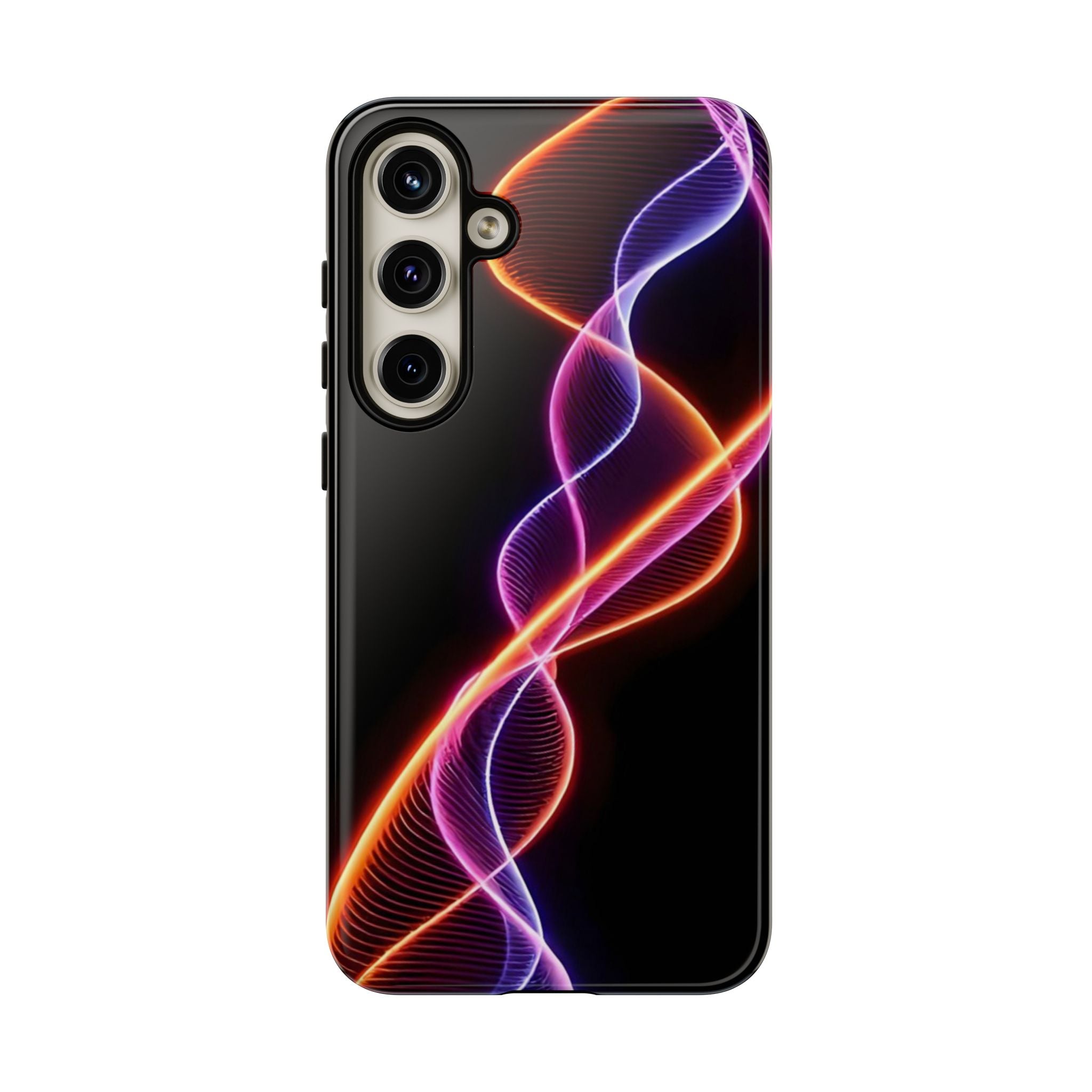 Vibrant Phone Case with Abstract Light Design, Artistic Phone Cover, Modern Tech Accessory, Gift for Tech Lovers, Personalized Phone Case