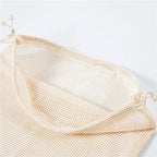 Reusable Organic Cotton Mesh Produce Bag - Zero Waste Plastic Free