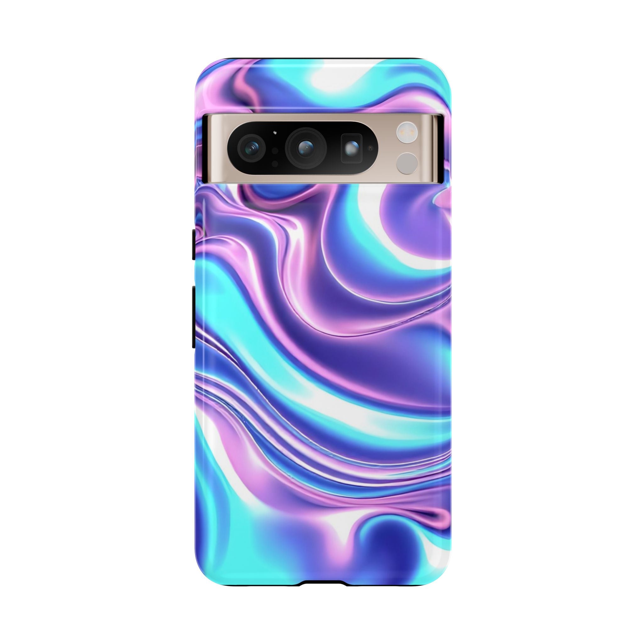 Colorful Phone Case, Tough Case, Swirl Design Phone Cover, Vibrant Phone Accessory, Gift for Her, Trendy Mobile Protection