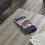 Coque de téléphone Arctic Igloo, paysage enneigé au crépuscule