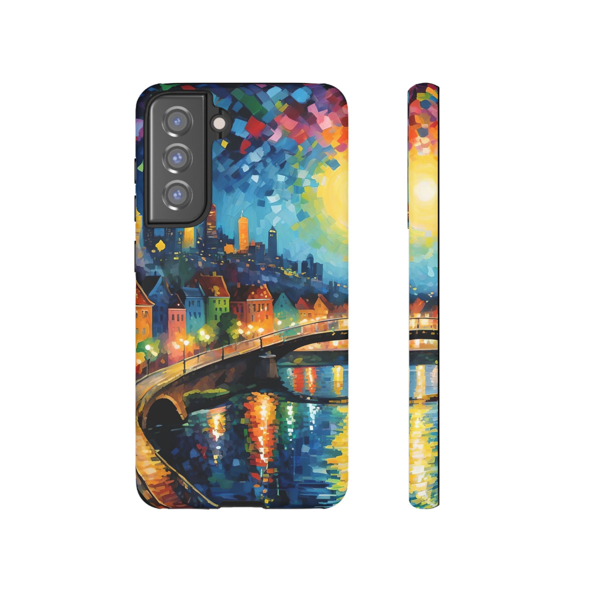Colorful Phone Case for Tough Cases, Artistic Phone Cover, Unique Gift, Vibrant Design, Decorative Phone Accessories