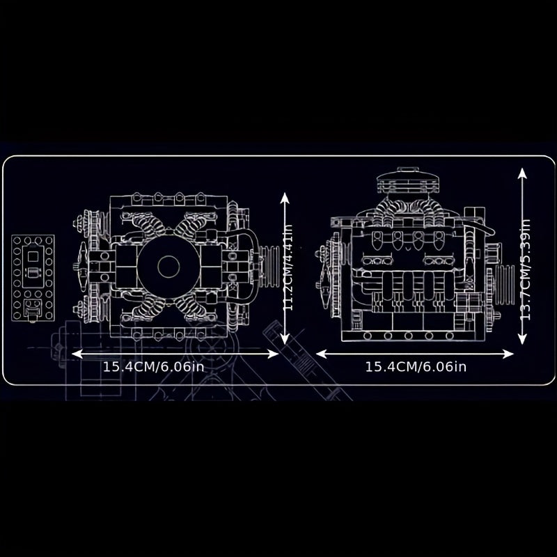 V8 Engine Simulation Model Blocks – 1000+pcs-2